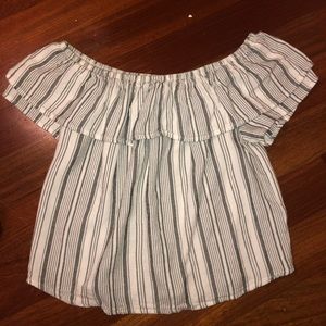 Off the shoulder top.